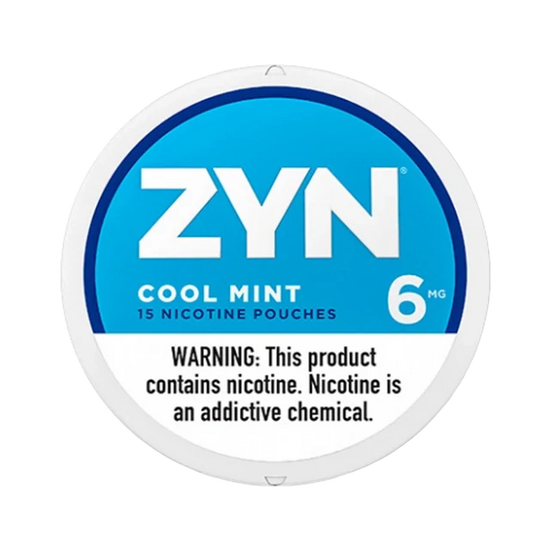 Zyn Nicotine Pouches in Cool Mint flavor offering a crisp and icy mint sensation for a refreshing and invigorating nicotine experience