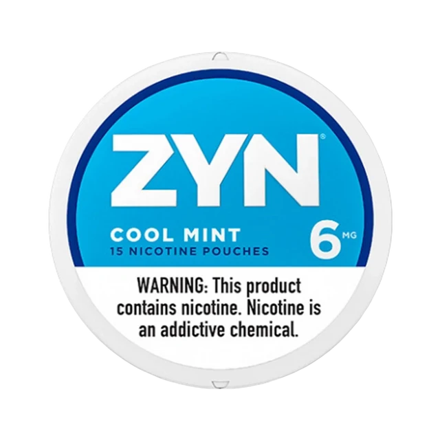Zyn Nicotine Pouches in Cool Mint flavor offering a crisp and icy mint sensation for a refreshing and invigorating nicotine experience