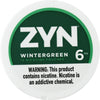 Zyn Nicotine Pouches in Wintergreen flavor featuring a bold and cooling wintergreen taste with a refreshing minty kick